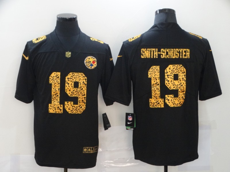 Men's Pittsburgh Steelers JuJu Smith-Schuster #19 Black Jersey